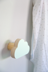 Cloud Wall Hook - Soft Mint