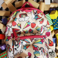 Unicorn Mini Backpack with Reins