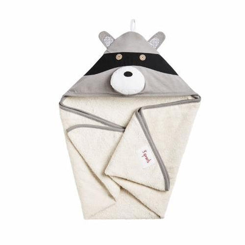 Hooded Bath Towel Raccoon