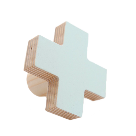 Cross Wall Hook - Soft Mint