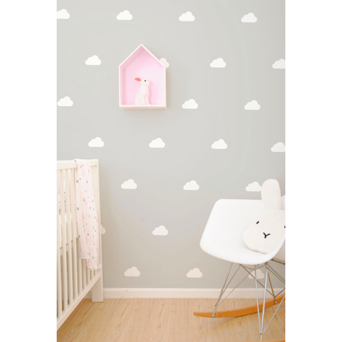 Wall Vinyl Stickers White Cloud baby company
