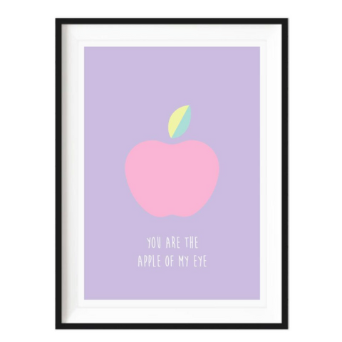 You Are the Apple of My Eye - Unframed