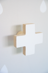 Cross Wall Hook - Soft Mint