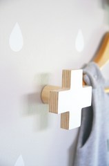 Cross Wall Hook - Soft Mint
