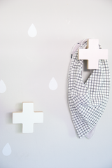 Cross Wall Hook - Soft Mint