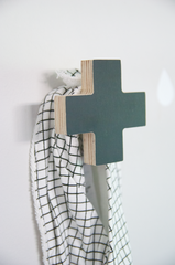 Cross Wall Hook - Soft Mint