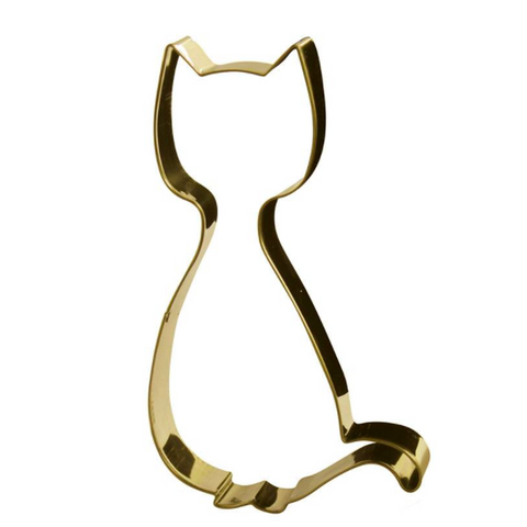 Cookie Cutter Cat Gold