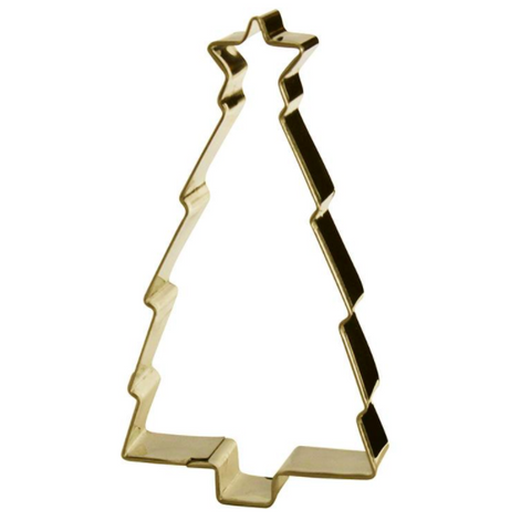 Cookie Cutter Christmas Tree Gold