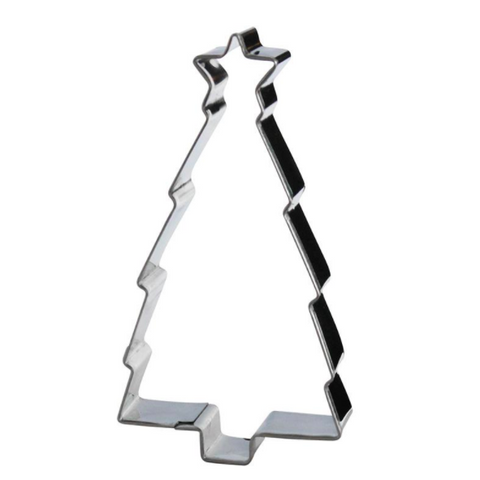 Cookie Cutter Christmas Tree Silver
