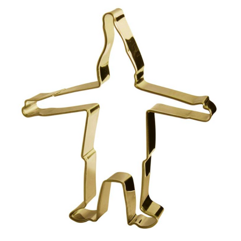 Cookie Cutter Santa Gold