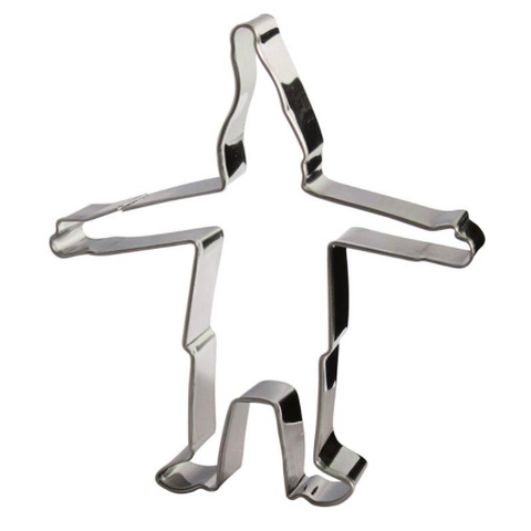 Cookie Cutter Santa Silver