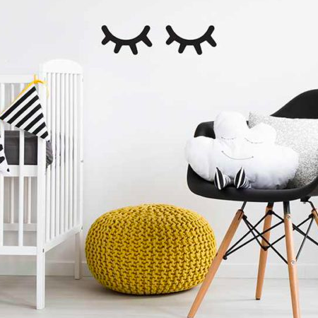 Wall Vinyl Sticker - Sleepy Eyes