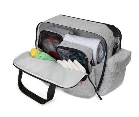 Duo Weekender Diaper Bag Grey baby company