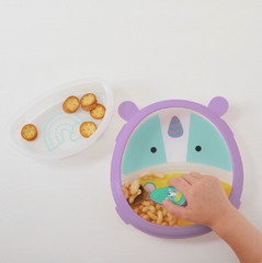 Zoo Smart Serve Plate & Bowl - Unicorn