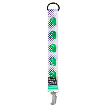 Skummis Dummy Clip Green & Blue Dots