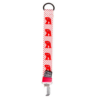 Skummis Dummy Clip Red & White Dots