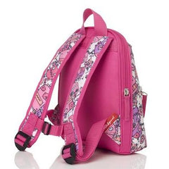 Robot Pink Mini Backpack with Reins