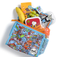 Lunch Bag - Robot Blue