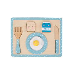 Blue Kitchen Breakfast Play Set